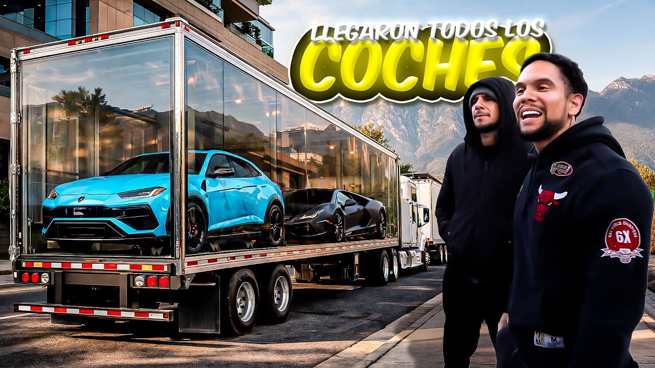TRANSPORTE TODOS MIS COCHES EN TRAILER POR 3 DÍAS Y LLENE EL GARAGE DE MI CASA || ALFREDO VALENZUELA
