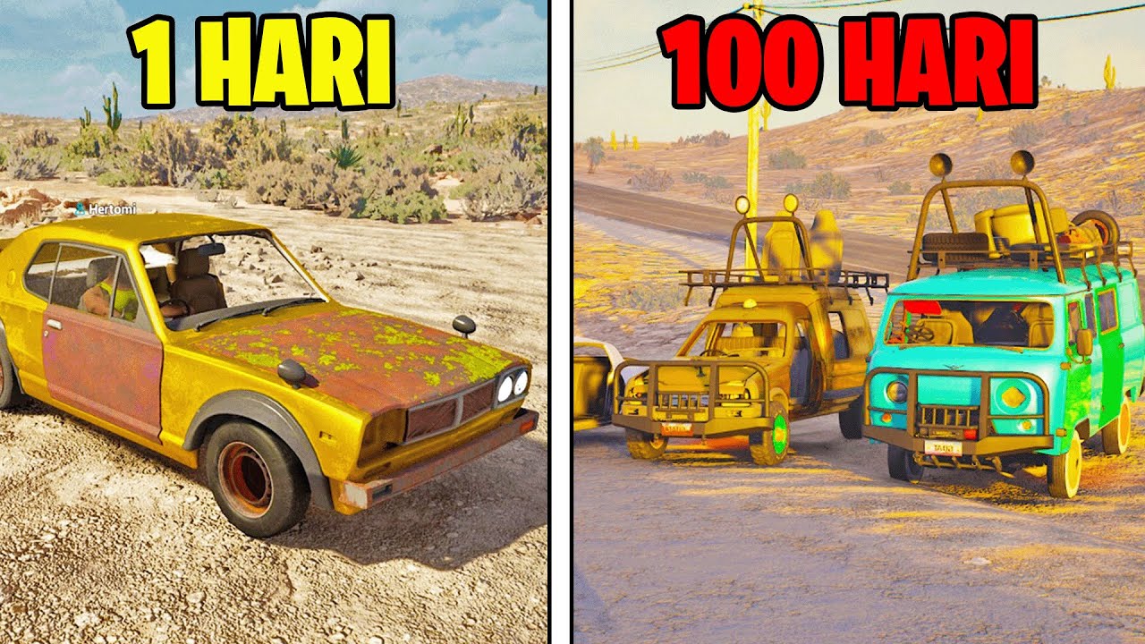 100 HARI ROAD TRIP MENGGUNAKAN MOBIL DI GAME DRIVE BEYOND HORIZONS