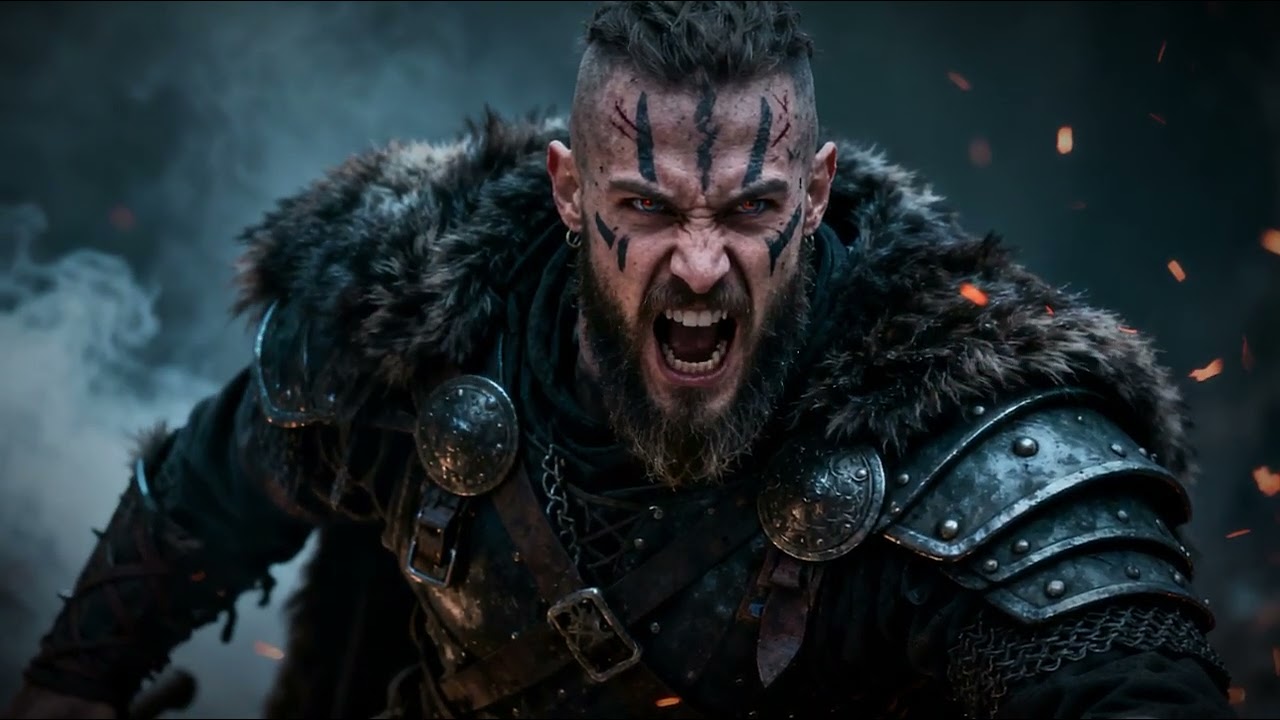 Dark Nordic Power: Viking War Drums for Late Night Work, Focus & Inner Strength | 1 Hour