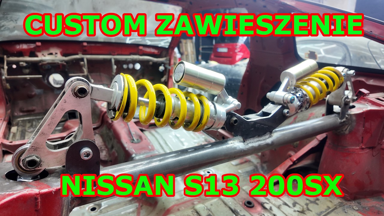 TWORZYMY CUSTOM ZAWIESZENIE DO NISSANA S13 (Push Rod) / PROJEKT S13 200SX