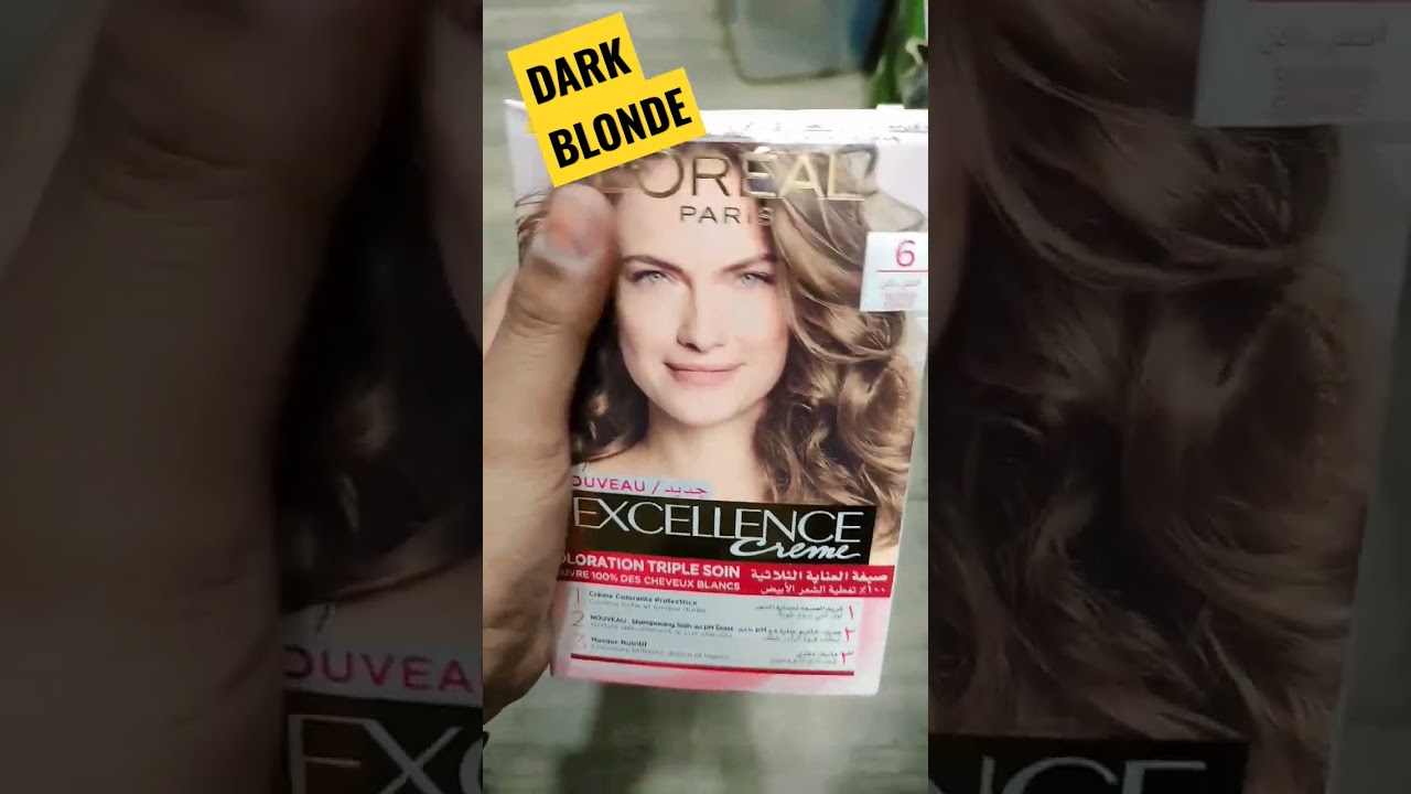L'Oreal Hair Color 6 Dark Blonde #shorts #trending