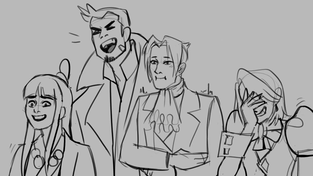 Voice cracks (Ace Attorney Animatic)