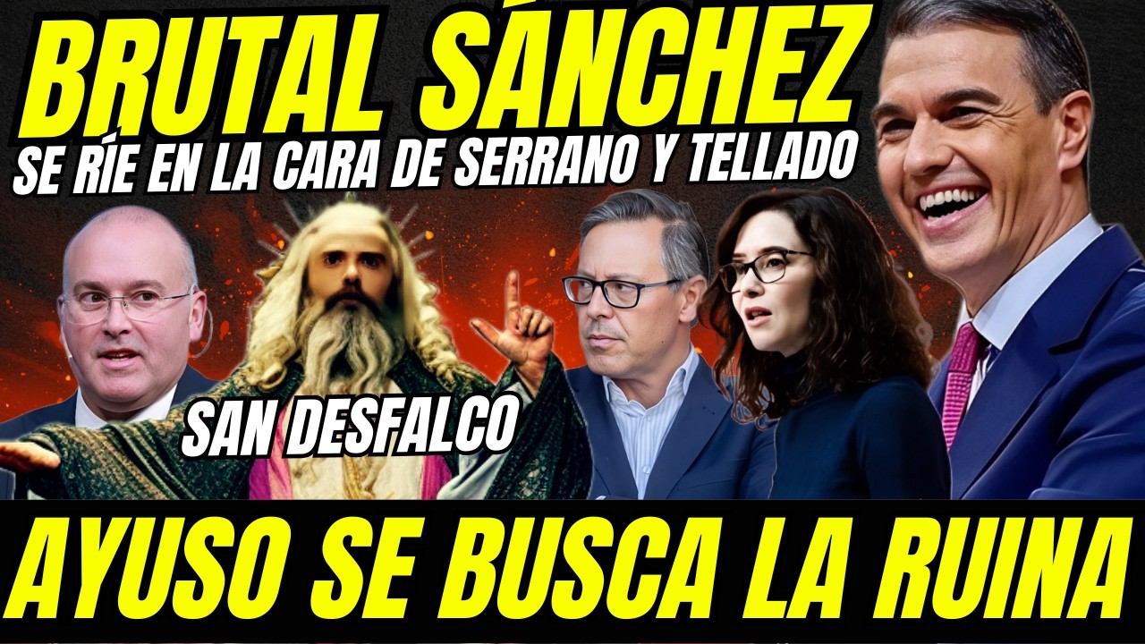 PEDRO SÁNCHEZ LE REVIENTA LA FIESTA A MIGUEL TELLADO Y ALFONSO SERRANO 