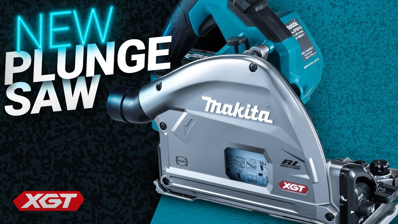 Makita SP001G 40VMax XGT 165MM Brushless Plunge Saw