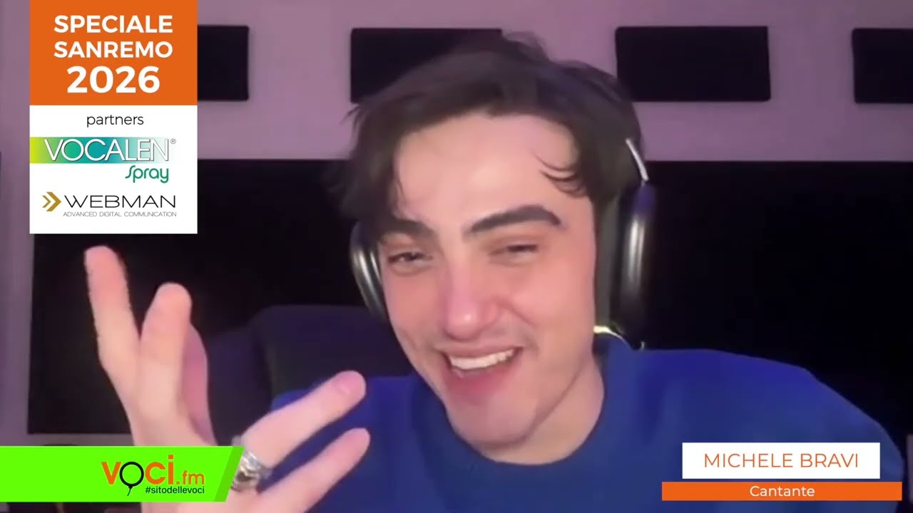 SANREMO 2026: MICHELE BRAVI su VOCI.fm