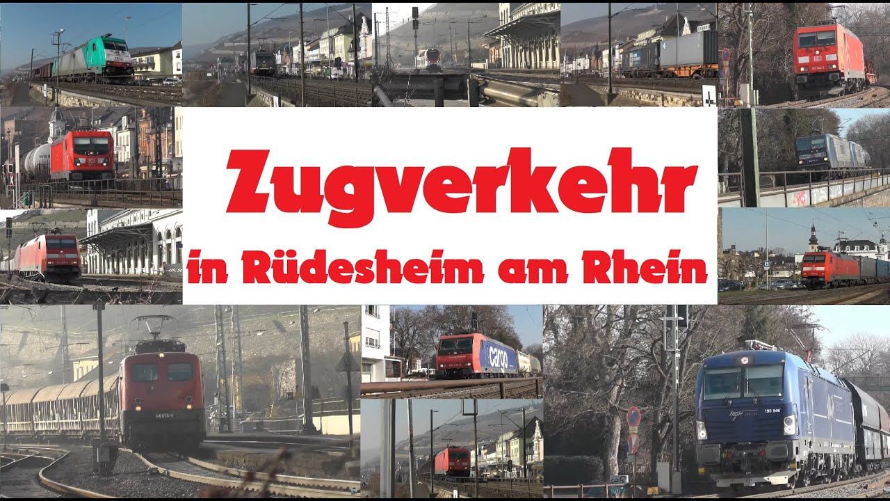 Zugverkehr in Rüdesheim am Rhein #railway #train #treinen #trainspotting