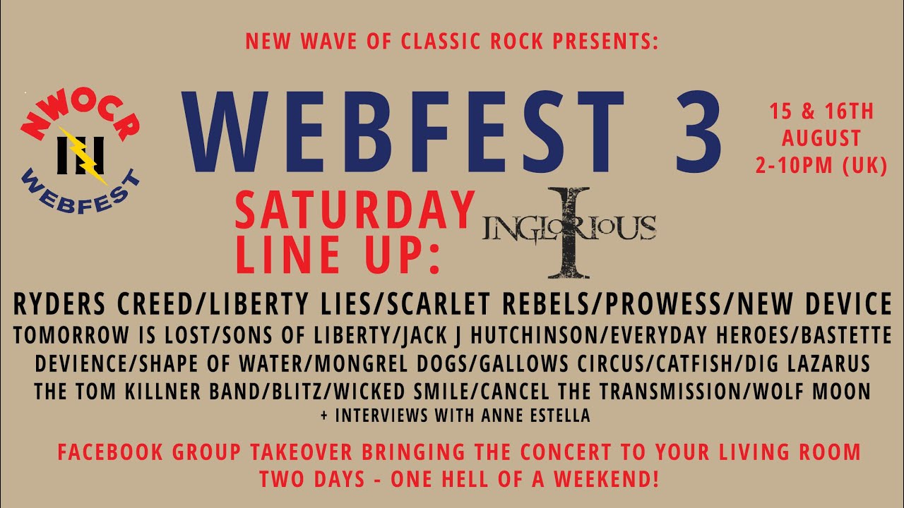 NWOCR Webfest 3 - Saturday 15th August @ 14:00 UK