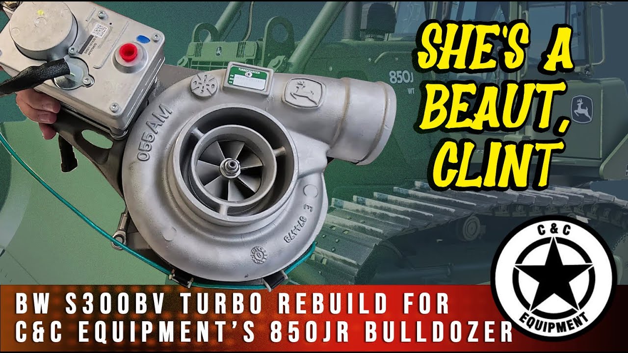 Military-Grade JD850J Dozer S300BV Turbo inspection & Rebuild for @C_CEQUIPMENT RE535693 178731
