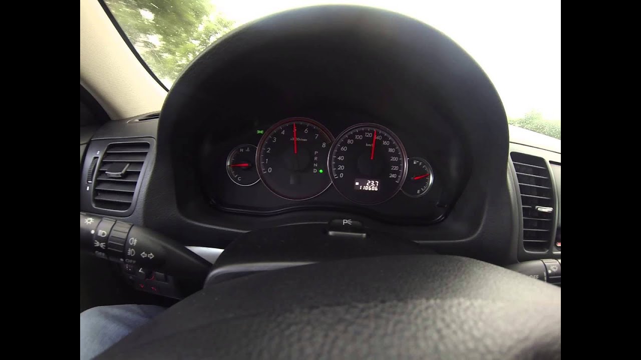 SUBARU LEGACY 2.0R acceleration