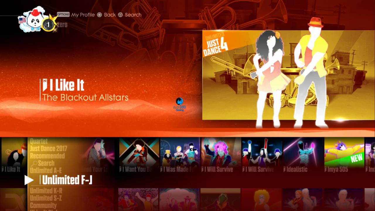 Just Dance 2017 Unlimited Song List (PS4/1080p