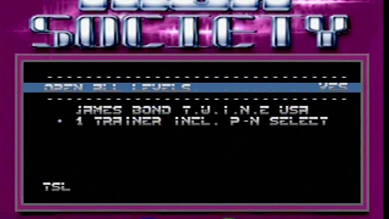 N64 James Bond T.W.I.N.E. US Trainer by High Society
