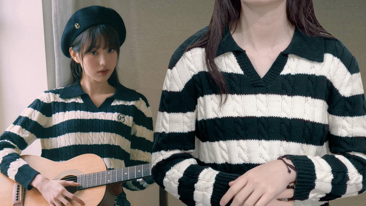 원영이가 입은 니트를 만들게 되