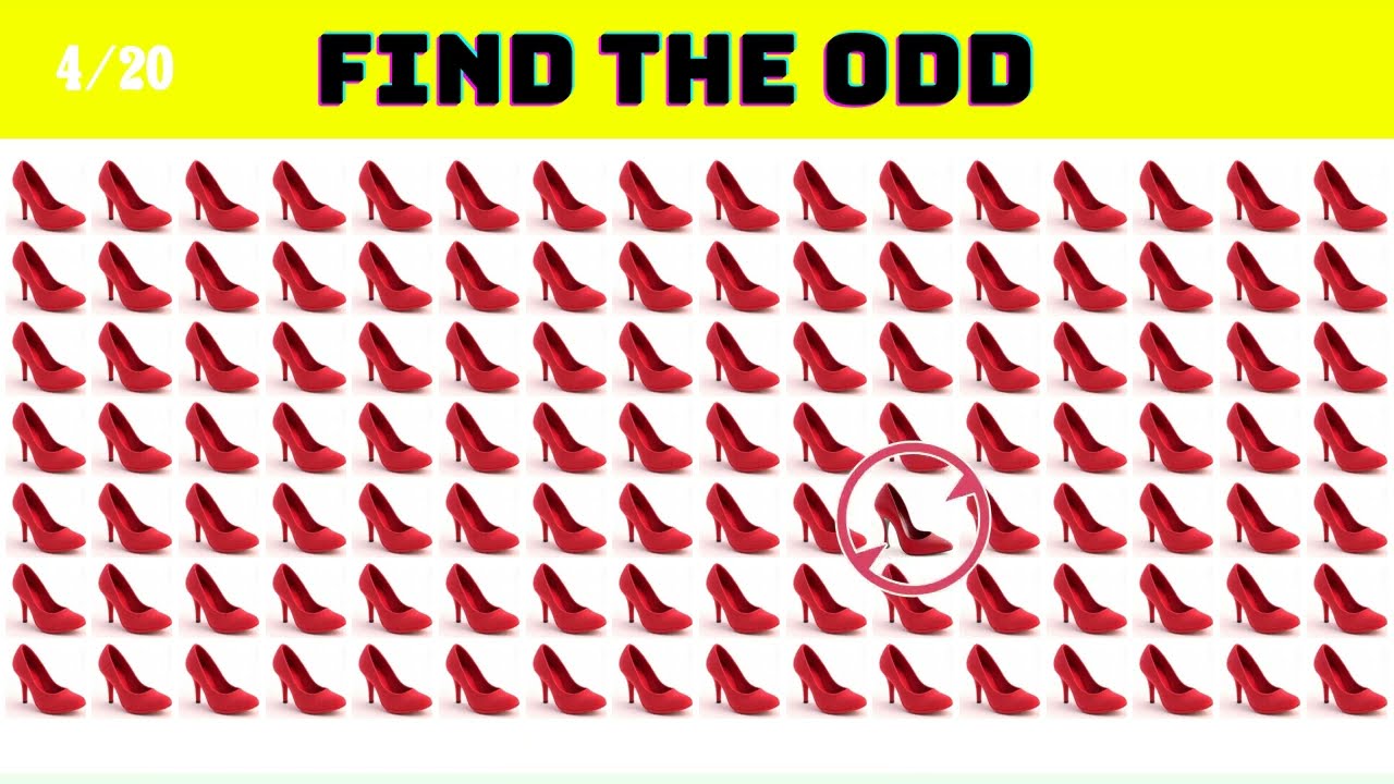 🧠 Find the Odd One Out | Can You Spot It?