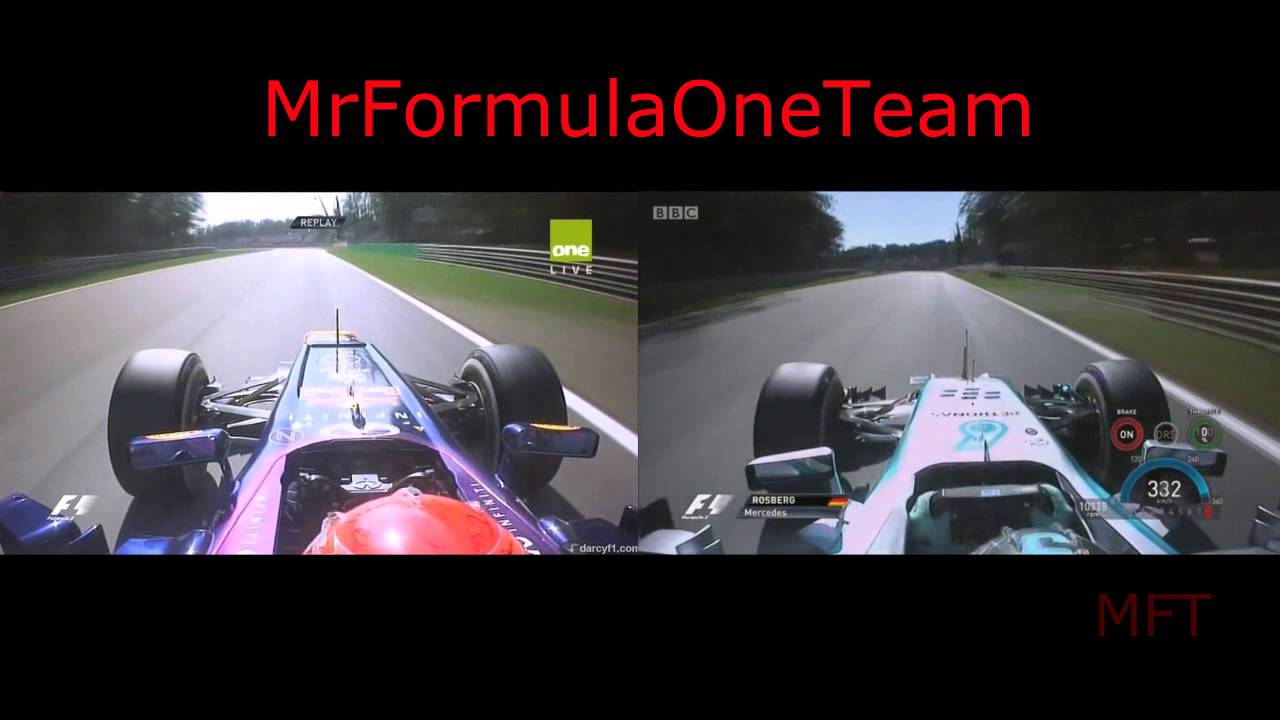 F1 2013x14 Comparative Laps In Monza[HD]