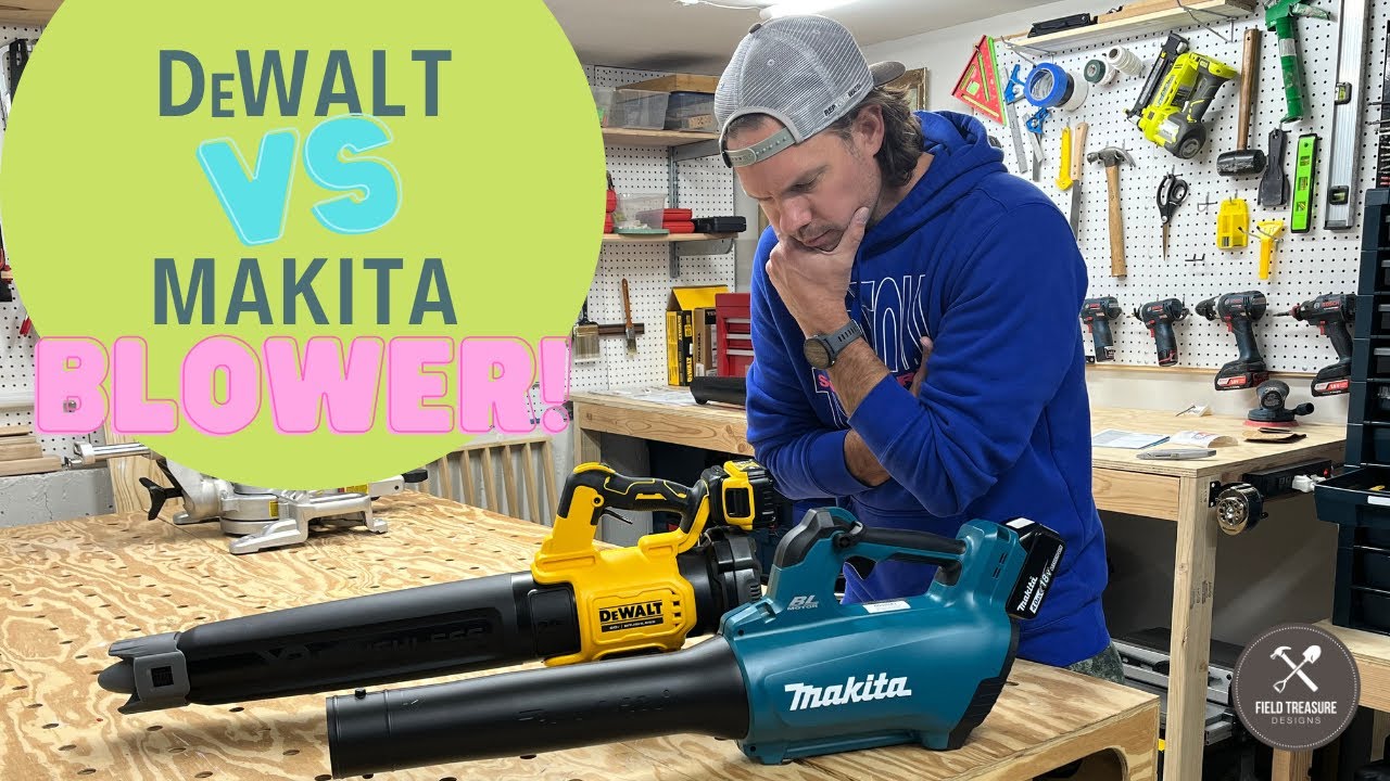 Воздуходувка DEWALT 20 В против воздуходувки MAKITA 18 В: какая из них лучше?