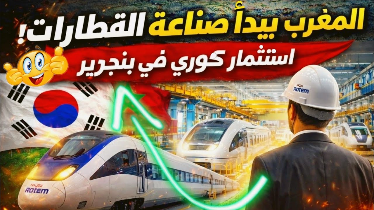 المغرب يدخل عصر صناعة القطارات.. استثمار كوري ضخم في بنجرير