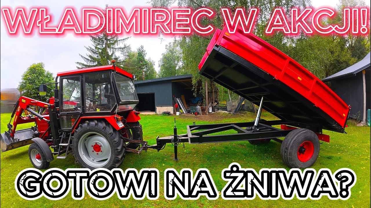 SZYKUJE PRZYCZEPĘ DO ZBOŻA! - T25 DAJE RADĘ! - KIEDY ZROBIMY PRZECIĄGANIE CIĄGNIKÓW?!