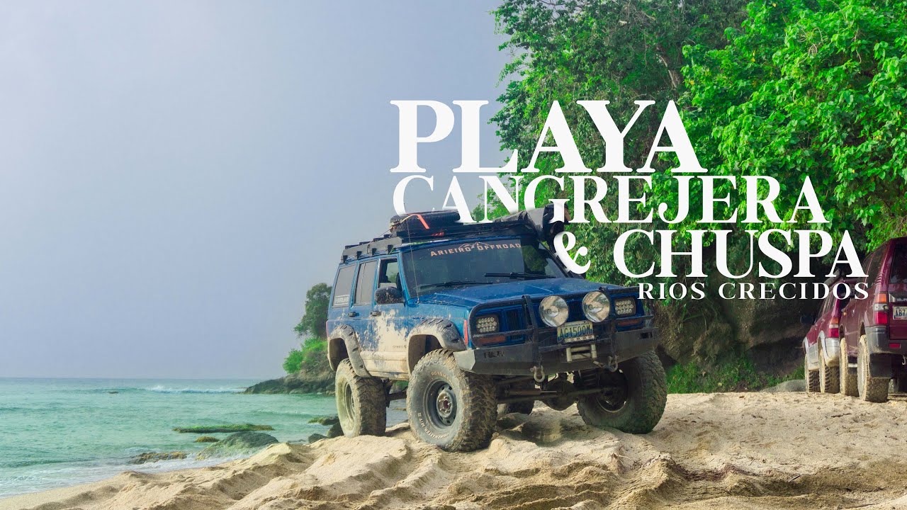 4x4 en cangrejera y chuspa, los rios se desbordaron!
