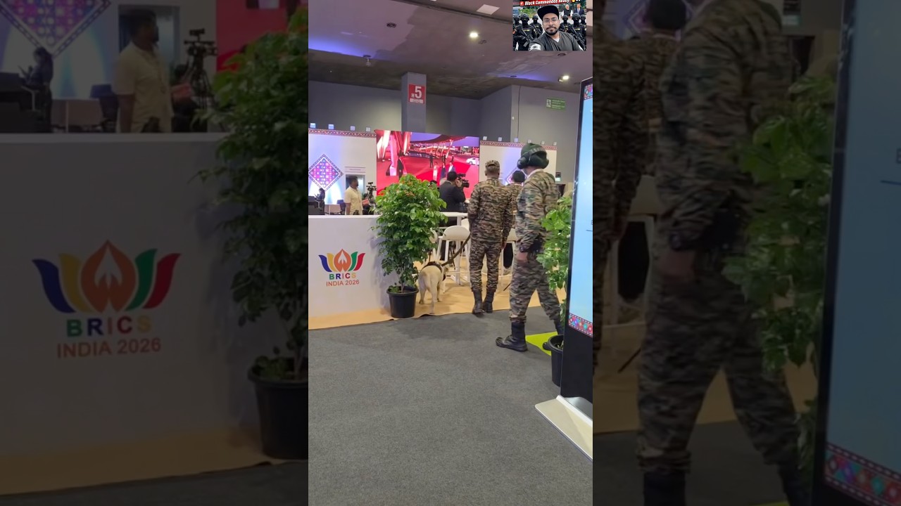 security checking inside international media centre #bricssummit2026 #trendingvideo