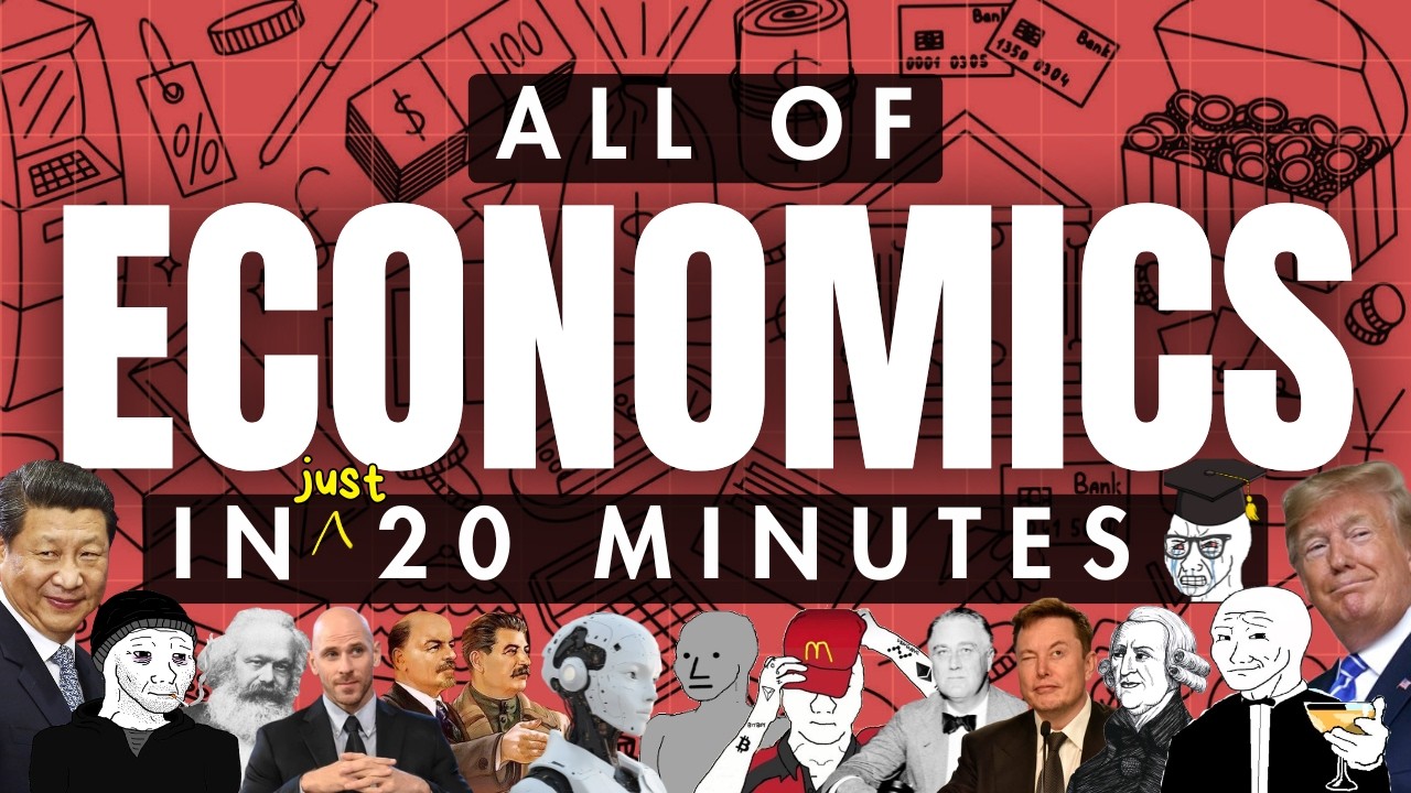ALL OF ECONOMICS (No BS, No Fluff) in 20 minutes