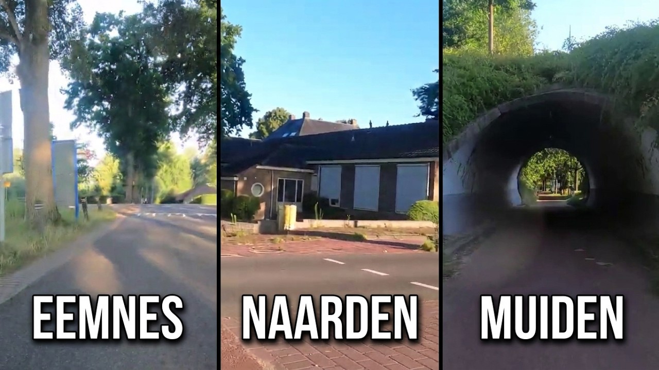 Nederland - fietsland.  Eemnes via Blaricum En Naarden (vesting)naar Muiden (Muiderslot). Zomer 2022