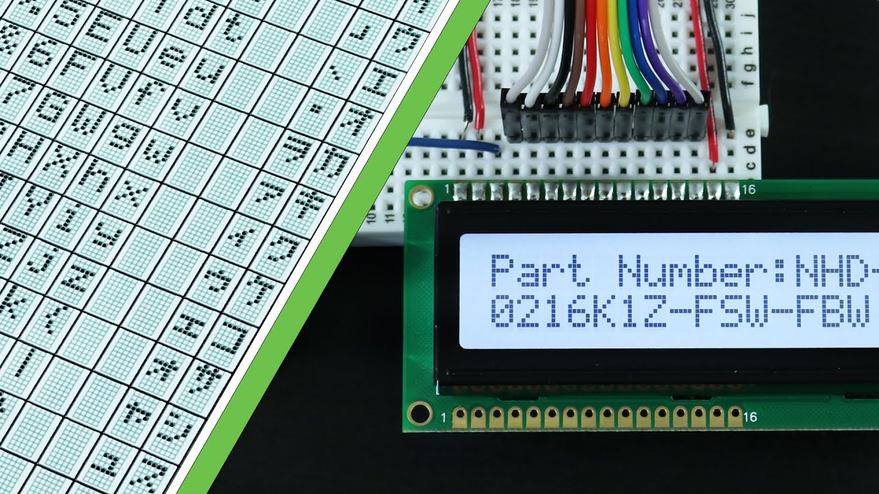 How-to Create Custom LCD Characters (16x2 Character Display)