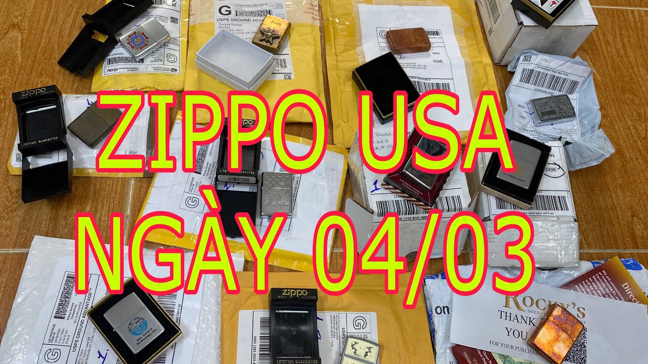 LÔ ZIPPO USA MỸ NGÀY 04/03 KHUI TẠI @zippoGoVap-USA #fire #batlua #zippolighter 