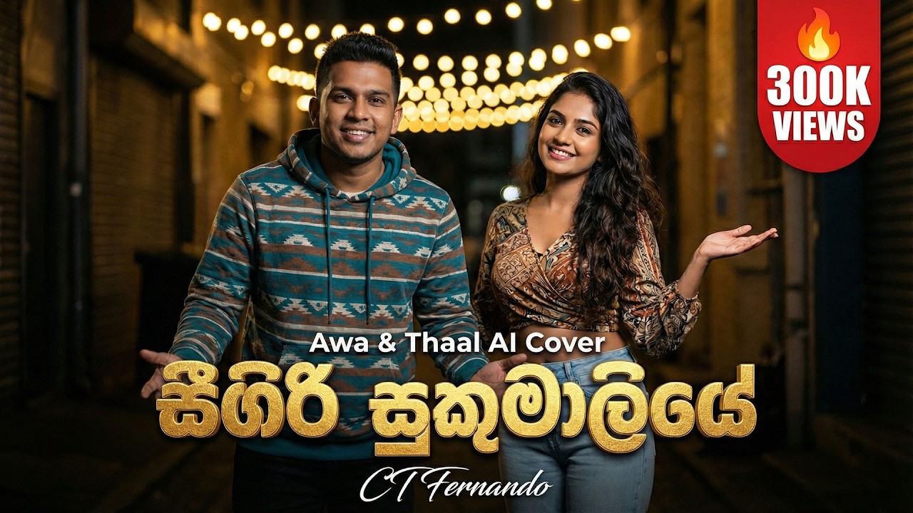 Sigiri Sukumaliye (සීගිරි සුකුමාලියේ) - C.T. Fernando | Awa & Thaal's Viral AI Acapella Cover