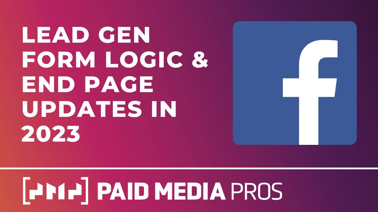 Facebook Lead Gen Logic and End Pages