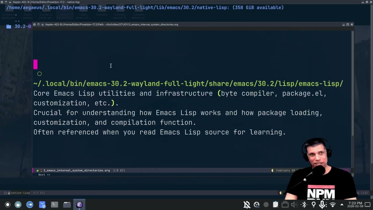 Emacs is Installed! First Steps - System Files Deep Dive [Beginners' Guide] (4) - [11:10]