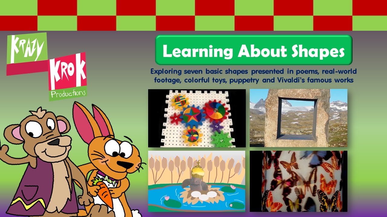 Krazy Krok Productions - Learning Shapes Through Poems and Footage (2022) - Vivaldi Music for Kids