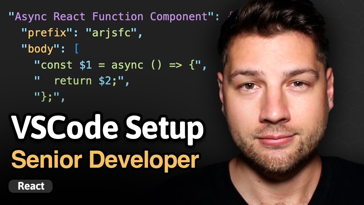 Setup VSCode like a senior React developer