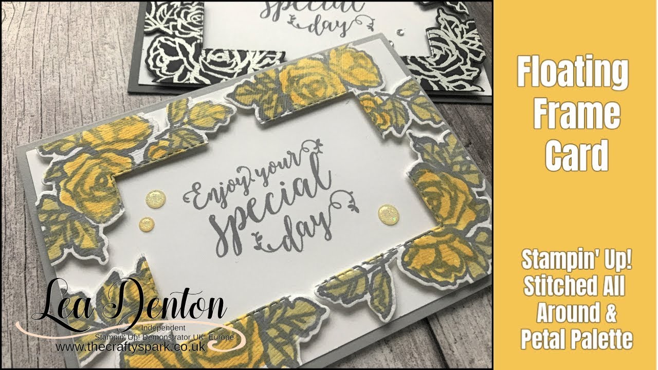 Floating Frame Technique Card with Petal Palette from Stampin' Up!
