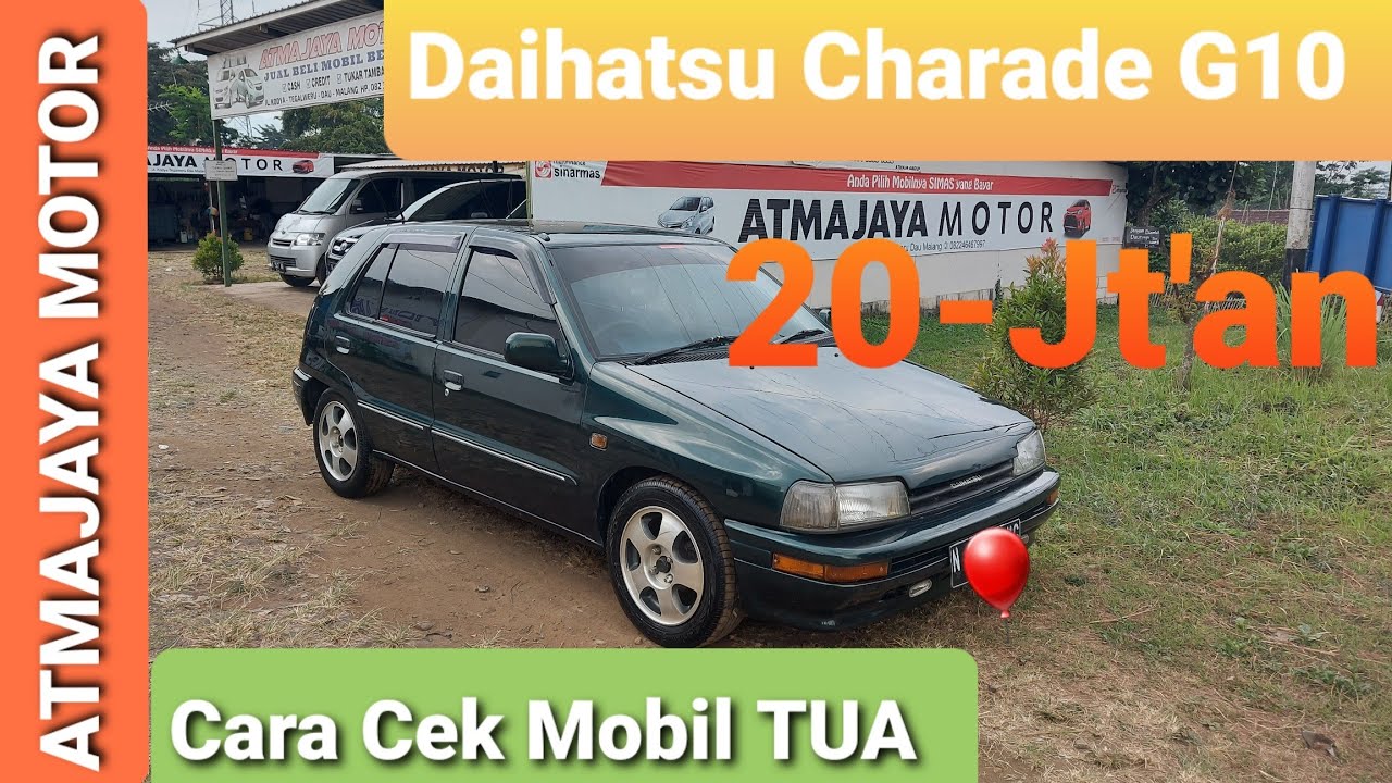 daihatsu Charade G100 | Review Tips dan cara membeli mobil bekas TUA | ATMAJAYA MOTOR