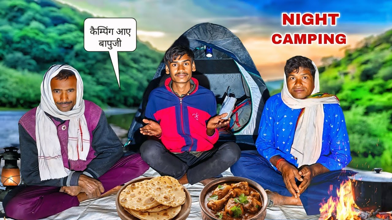 Coldest night camping in forest | camping in india | camping videos | ram mp camping