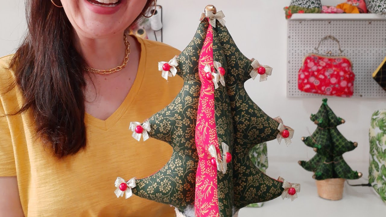 Pinheiro de natal no tecido