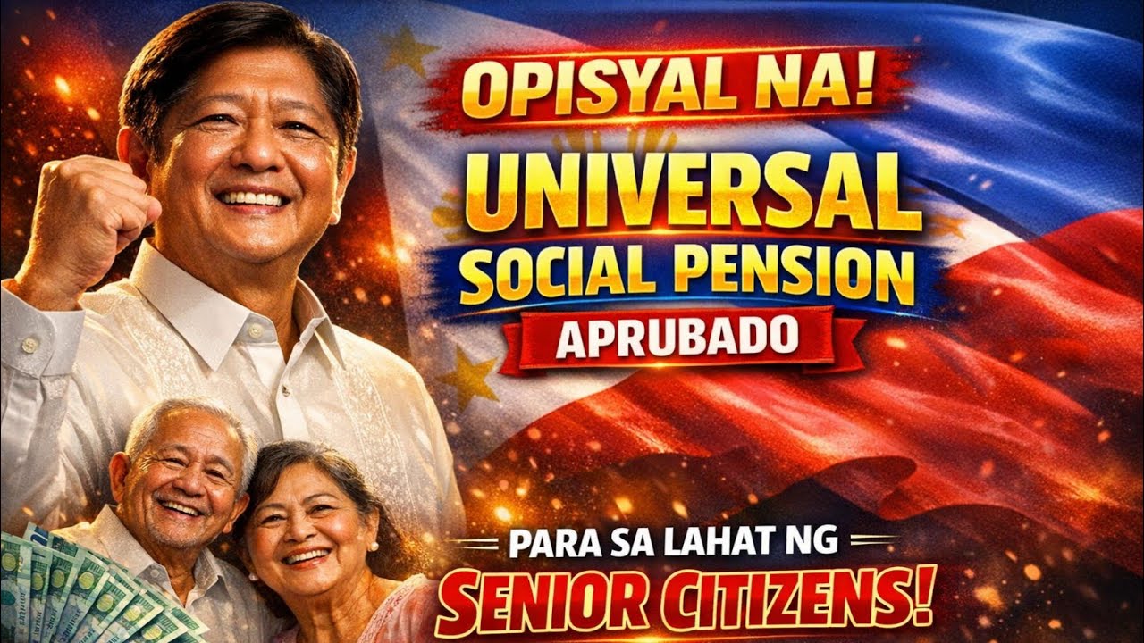 OPISYAL NA! Universal Social Pension APRUBADO para sa LAHAT ng Senior Citizens!