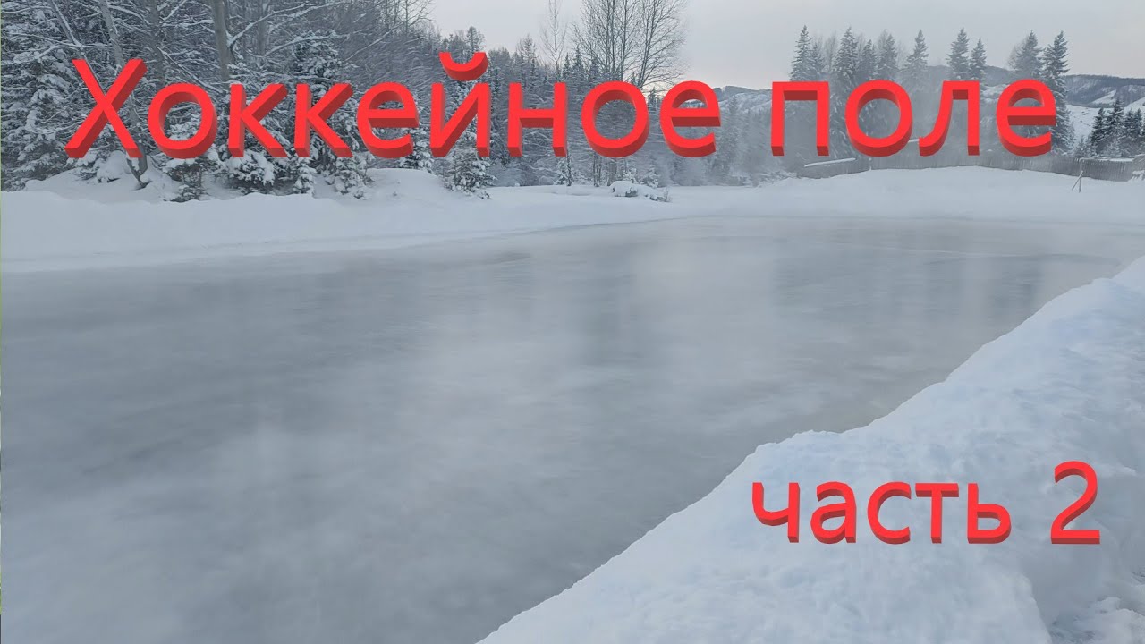 Делаем хоккейную площадку. Часть 2. Жизнь в деревне