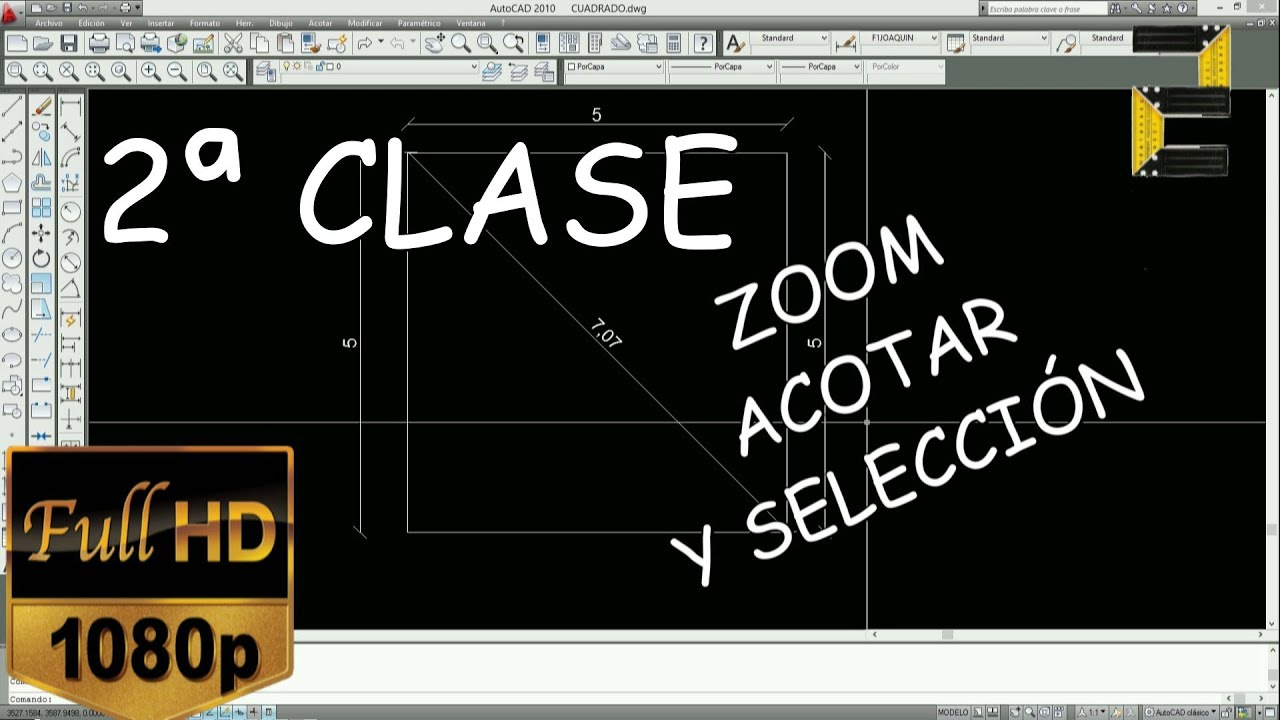 AUTOCAD PARA PRINCIPIANTES - 2ª CLASE