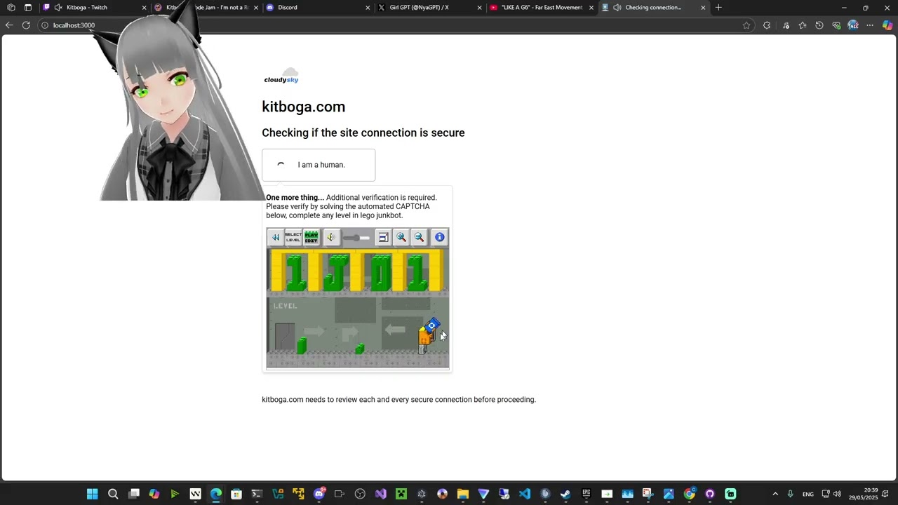 [Kitboga codejam]I turned lego junkbot into a captcha