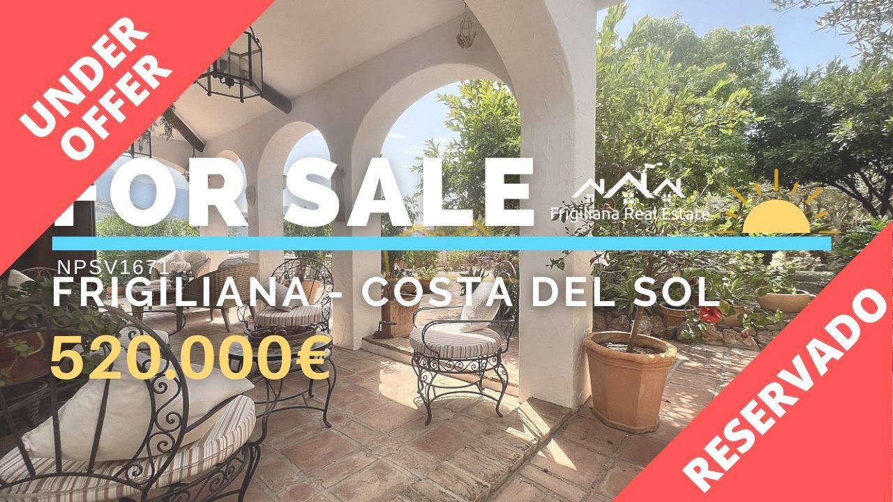 UNDER OFFER! / RESERVADO! 🏡 Farmhouse with breathtaking views FOR SALE [Frigiliana]