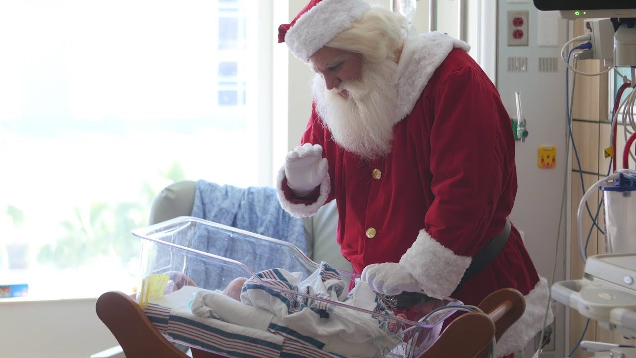 Santa Visits Florida Hospital for Children's Tiniest Patients in the NICU