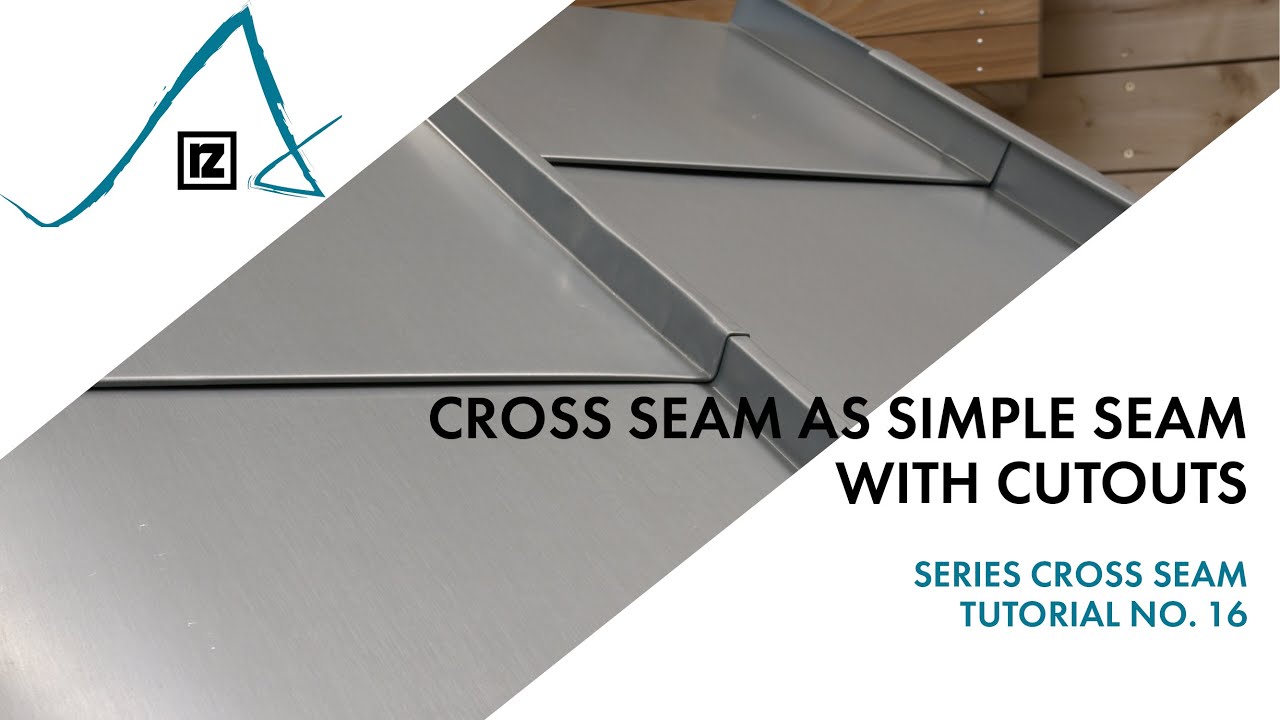 Tutorial: Cross seam as simple seam - with cutouts (💪💪)