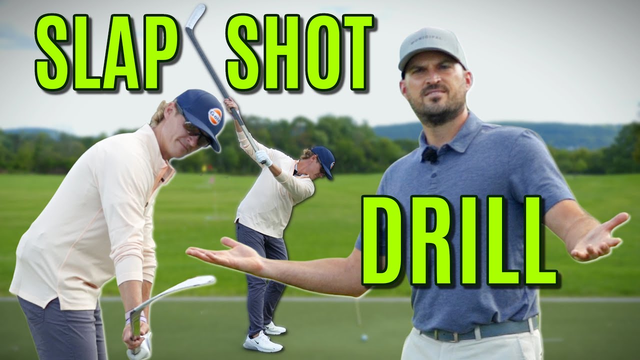 GOLF: I've Never Seen This Before!! - The Slap Shot Drill