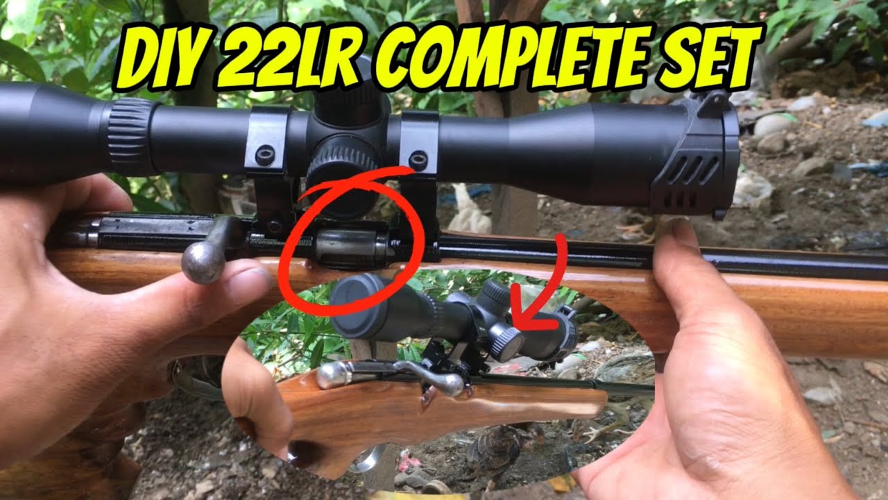 DIY HOMEMADE FULLSET 22lr made of scrap metal 