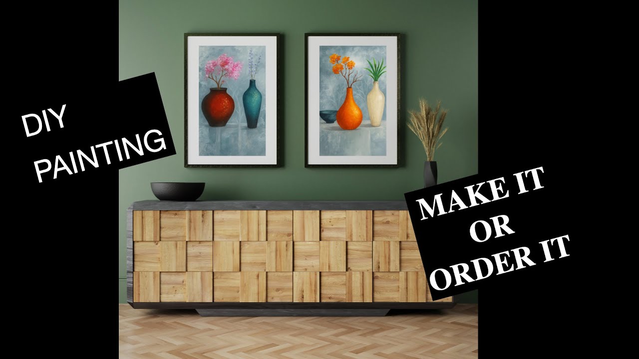 DIY 2 - Piece Wall Art | Step by Step