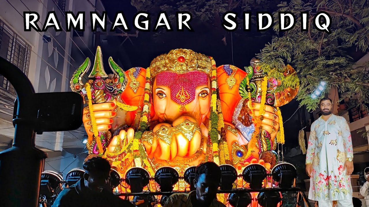 Grand Ganesh Nimajjanam | Ramnagar Siddiq Bhai ka Ganesh 2024 | #ramnagar