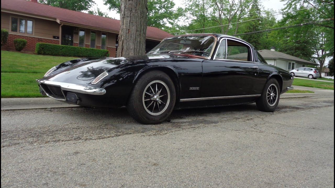 Видели когда-нибудь такой? Lotus Elan 1974 года + 2 S.130/5 5-скоростной в чёрном цвете и история...