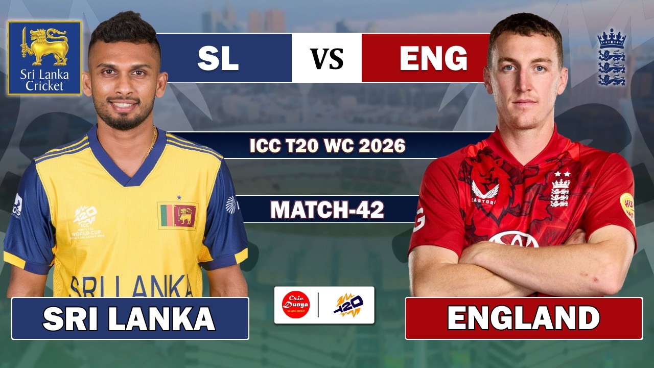 🔴LIVE: Sri Lanka vs England, 42nd T20 | Live Cricket match Today • SL vs ENG Match Commentary SL BAT