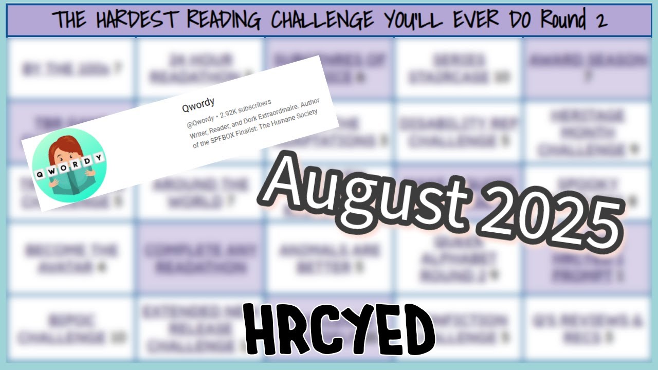 HRCYED Check-in | The Hardest Reading Challenge You'll Ever Do Round 2